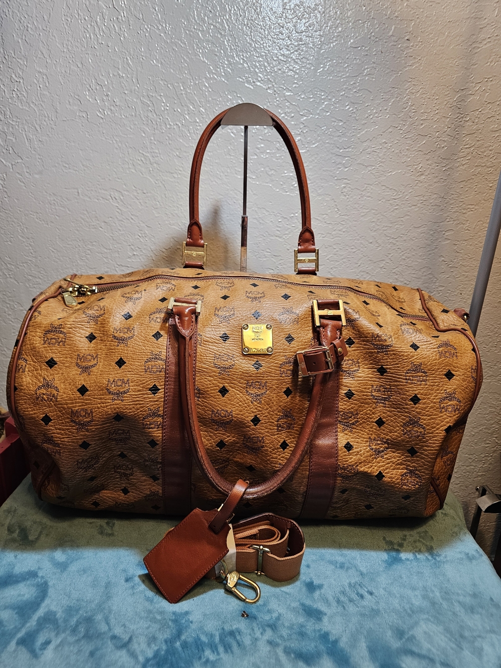 #23542- MCM Vintage cognac size 50